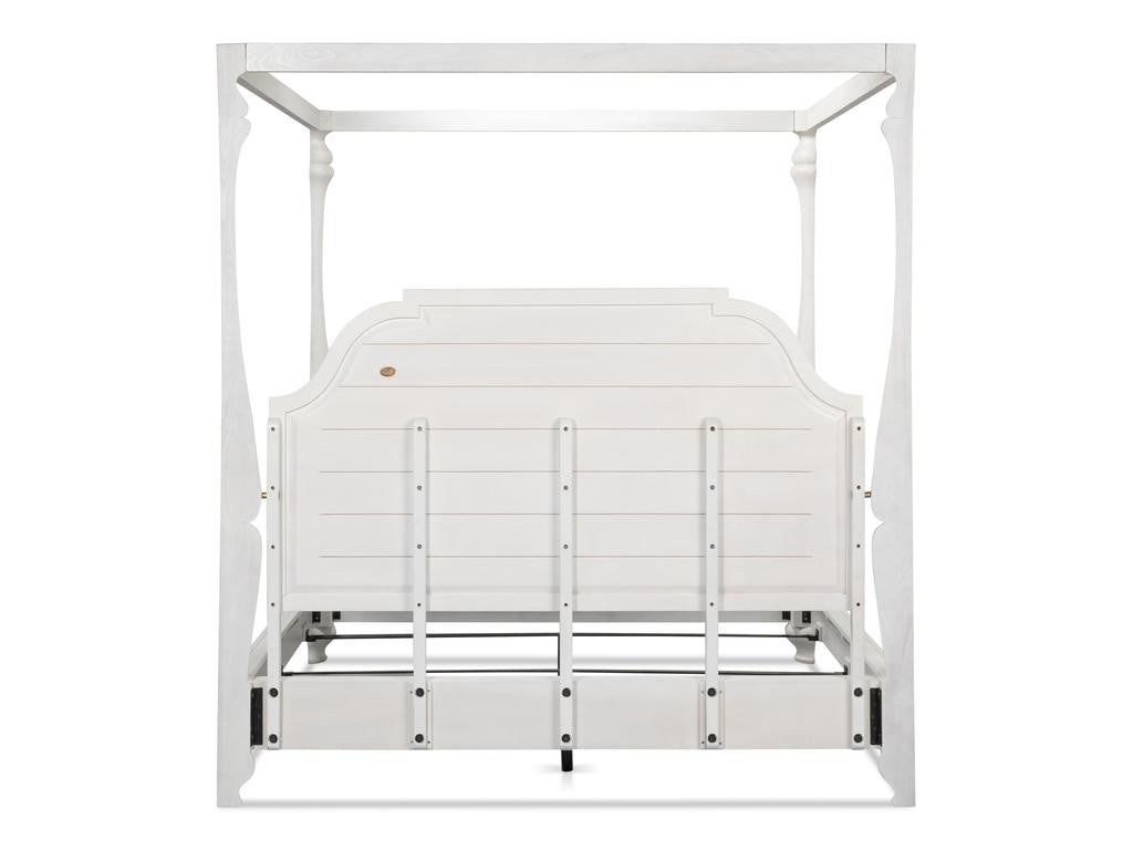 Madeline White Bungalow Bed King - Ornate Home