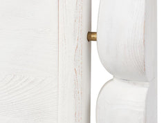 Madeline White Bungalow Bed King - Ornate Home