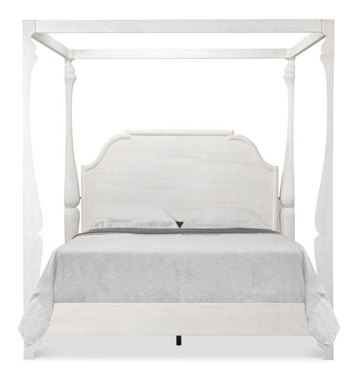 Madeline White Bungalow Bed King - Ornate Home