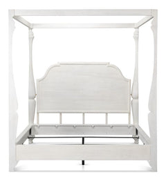 Madeline White Bungalow Bed King - Ornate Home