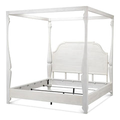 Madeline White Bungalow Bed King - Ornate Home