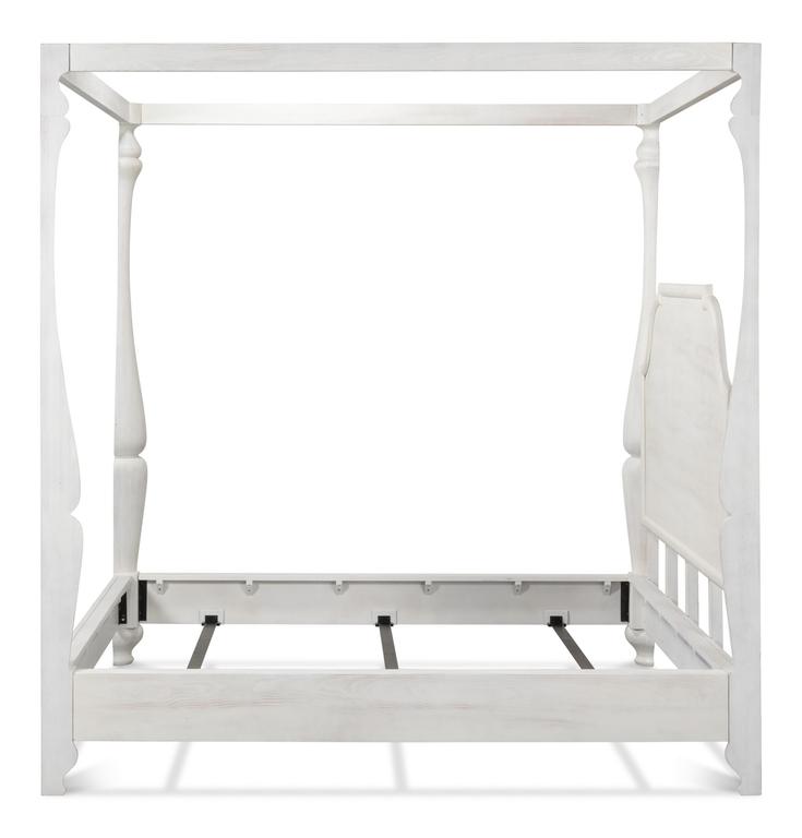 Madeline White Bungalow Bed King - Ornate Home
