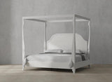 Madeline White Bungalow Bed King - Ornate Home