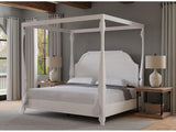 Madeline White Bungalow Bed King - Ornate Home