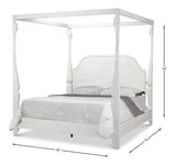 Madeline White Bungalow Bed King - Ornate Home