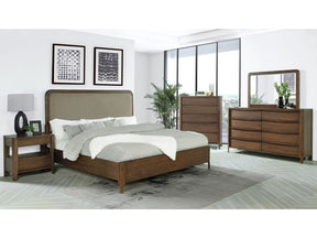 Maderia Walnut 5-piece Queen Bedroom Set - Ornate Home