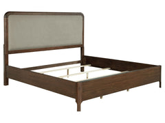 Maderia Walnut California King Panel Bed - Ornate Home