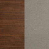 Maderia Walnut Eastern King Panel Bed - Ornate Home