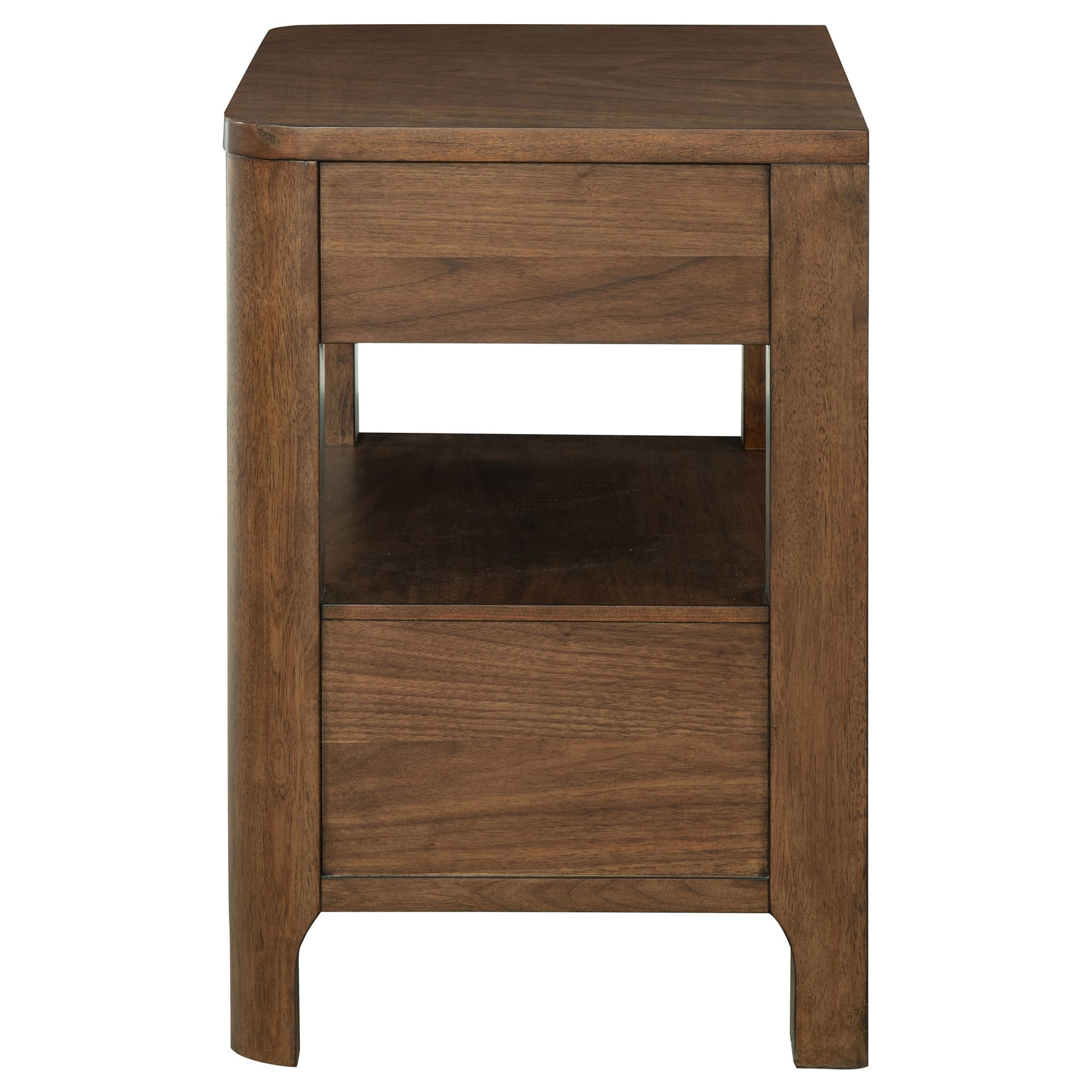 Maderia Walnut Nightstand - Ornate Home