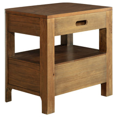 Maderia Walnut Nightstand - Ornate Home