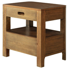 Maderia Walnut Nightstand - Ornate Home