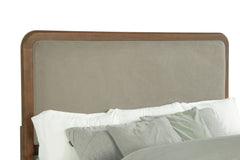 Maderia Walnut Queen Panel Bed - Ornate Home