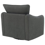 Madia Charcoal Swivel Glider Chair - Ornate Home