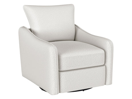 Madia Vanilla Swivel Glider Chair - Ornate Home