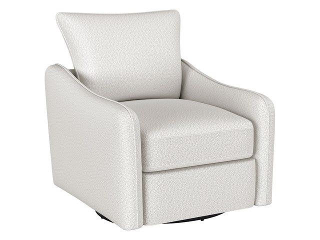 Madia Vanilla Swivel Glider Chair - Ornate Home