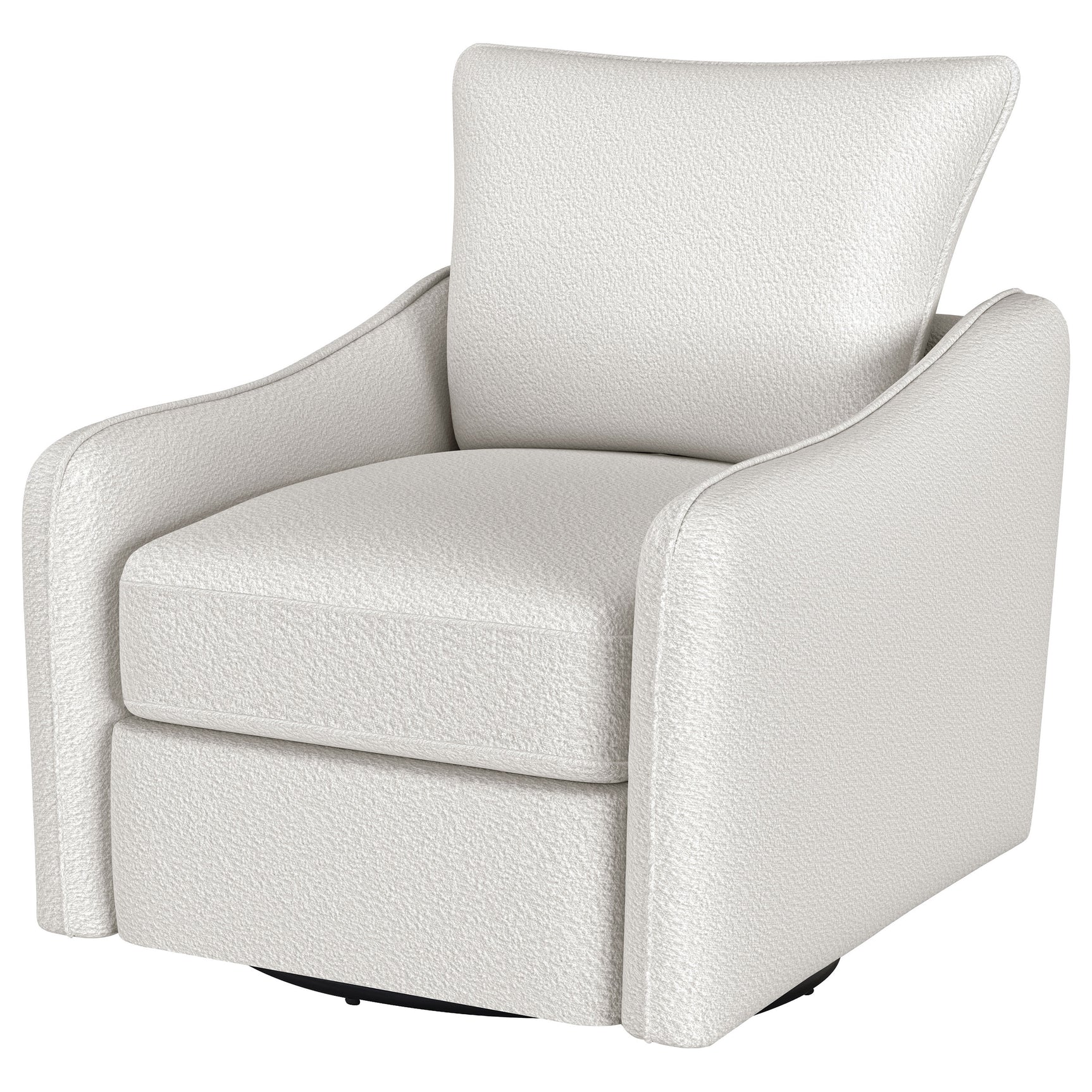 Madia Vanilla Swivel Glider Chair - Ornate Home