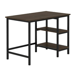 Madigan Black/Brown Writing Desk and Chair - Ornate Home