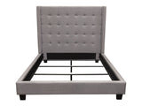 Madison Ave  Light Grey Queen Bed - Ornate Home