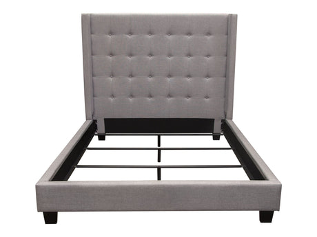 Madison Ave  Light Grey Queen Bed - Ornate Home