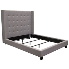 Madison Ave  Light Grey Queen Bed - Ornate Home