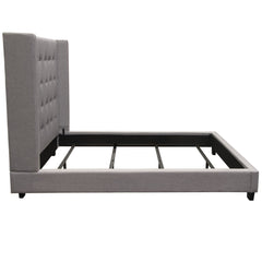 Madison Ave  Light Grey Queen Bed - Ornate Home