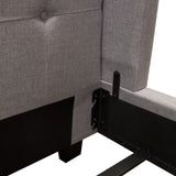 Madison Ave  Light Grey Queen Bed - Ornate Home