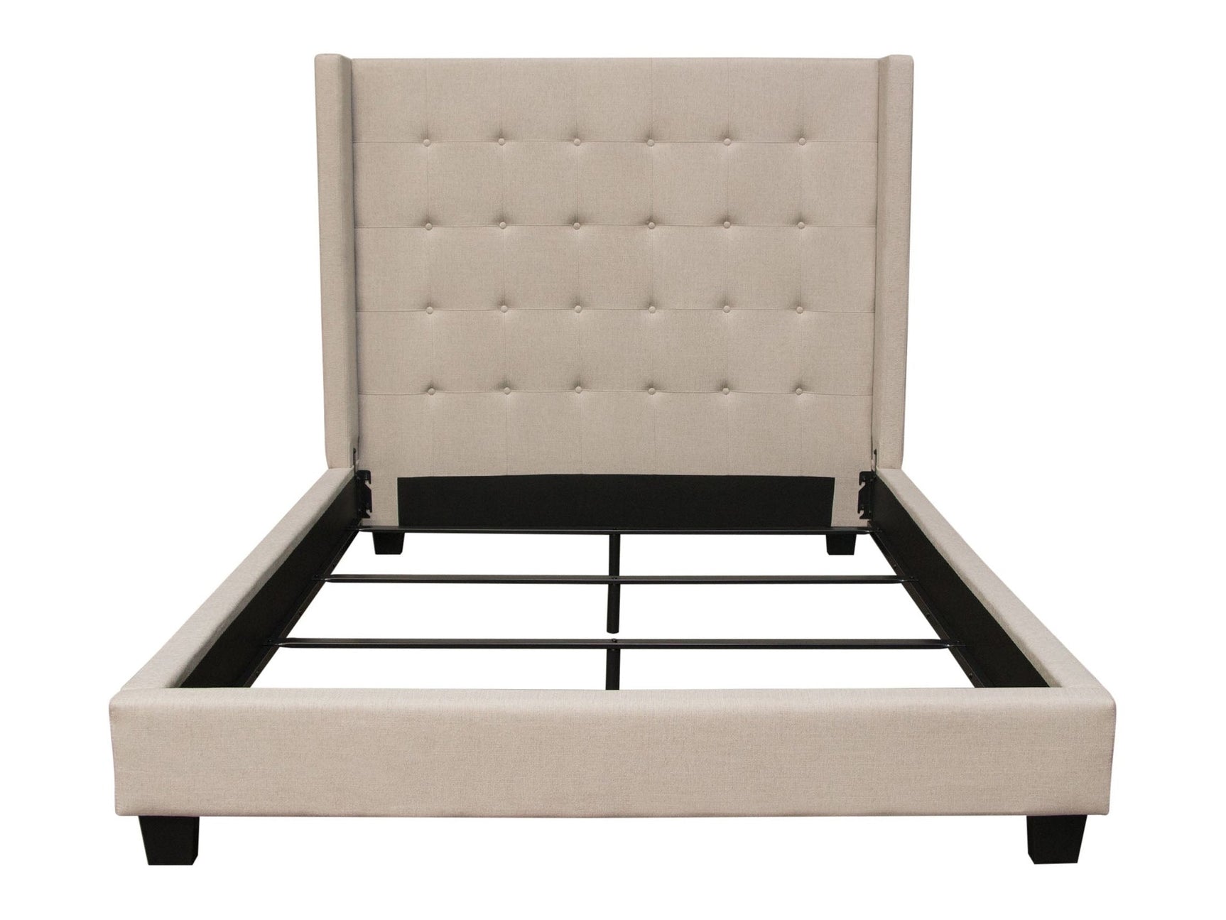 Madison Ave Sand Queen Bed - Ornate Home