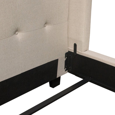 Madison Ave Sand Queen Bed - Ornate Home