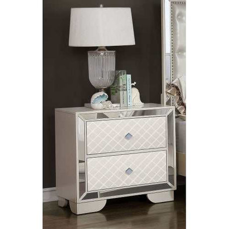 Madison Beige Nightstand - Ornate Home