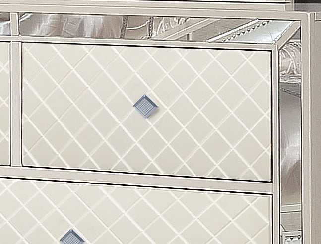 Madison Beige Upholstered Chest - Ornate Home