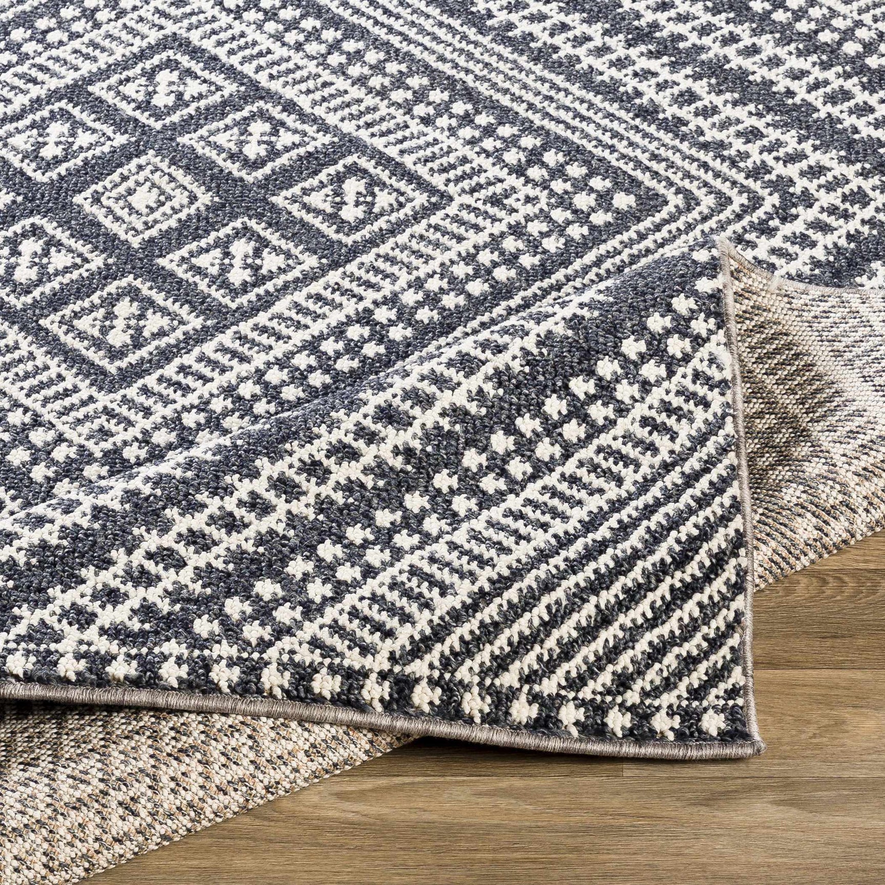 Madison Black&White Area Rug - Clearance - Ornate Home