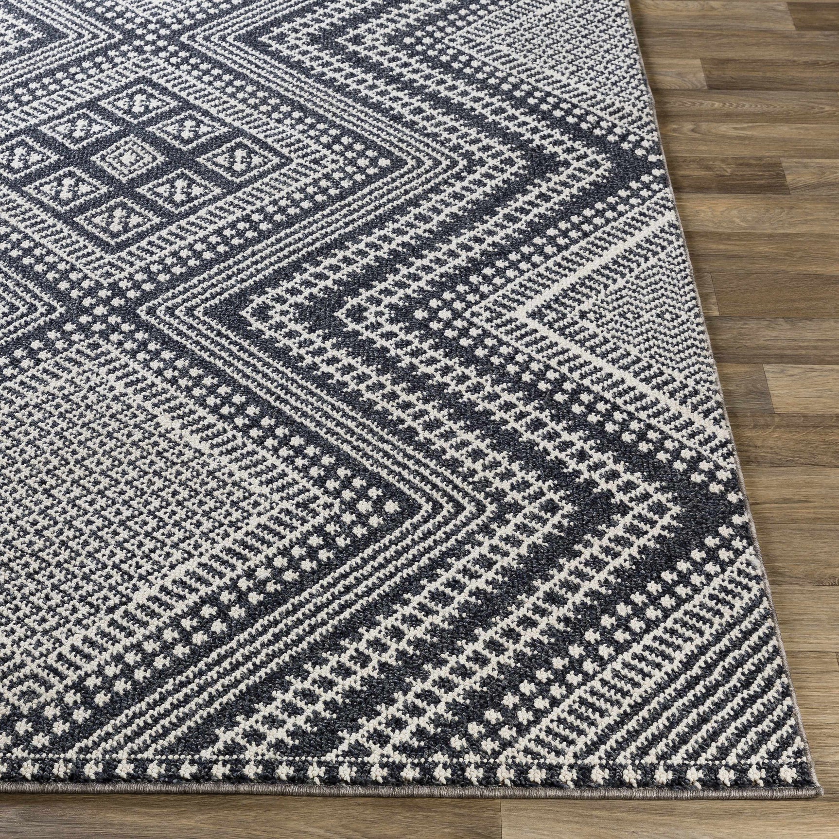 Madison Black&White Area Rug - Clearance - Ornate Home