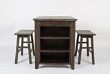 Madison County Barnwood 3pc Counter Set - Ornate Home