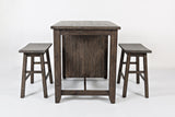 Madison County Barnwood 3pc Counter Set - Ornate Home