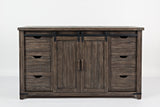 Madison County Barnwood 60 Barn Door Server - Ornate Home