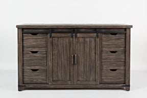 Madison County Barnwood 60 Barn Door Server - Ornate Home