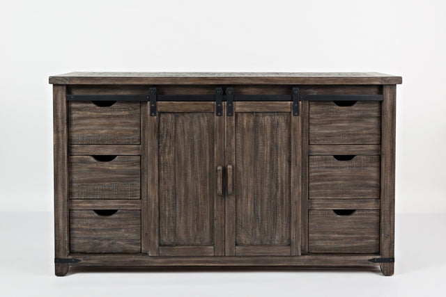 Madison County Barnwood 60 Barn Door Server - Ornate Home