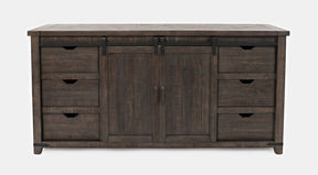 Madison County Barnwood 70 Barn Door Server - Ornate Home
