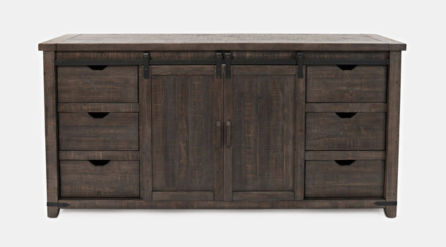 Madison County Barnwood 70 Barn Door Server - Ornate Home