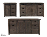 Madison County Barnwood 70 Barn Door Server - Ornate Home