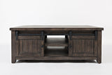 Madison County Barnwood Barn Door Cocktail Table - Ornate Home