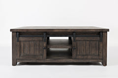 Madison County Barnwood Barn Door Cocktail Table - Ornate Home