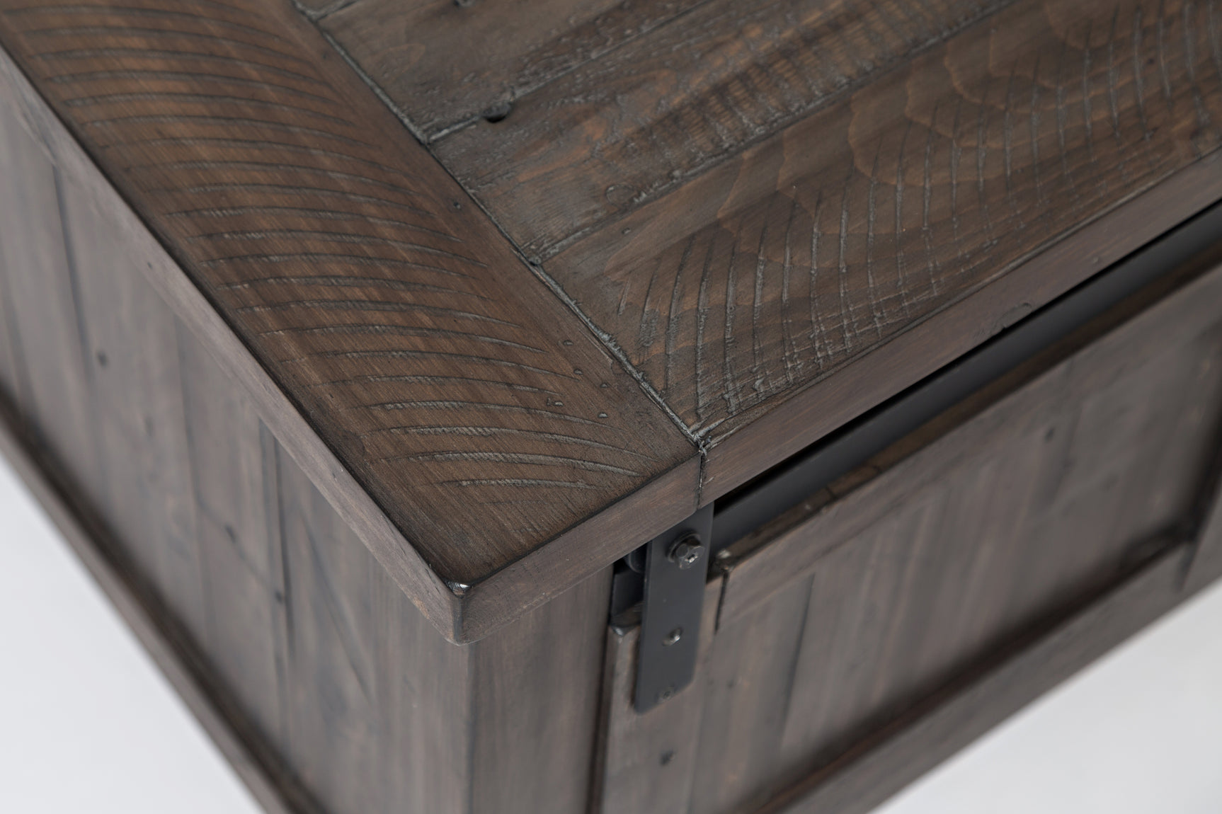 Madison County Barnwood Barn Door Cocktail Table - Ornate Home