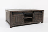 Madison County Barnwood Barn Door Cocktail Table - Ornate Home