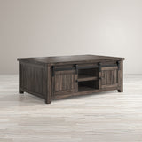 Madison County Barnwood Barn Door Cocktail Table - Ornate Home
