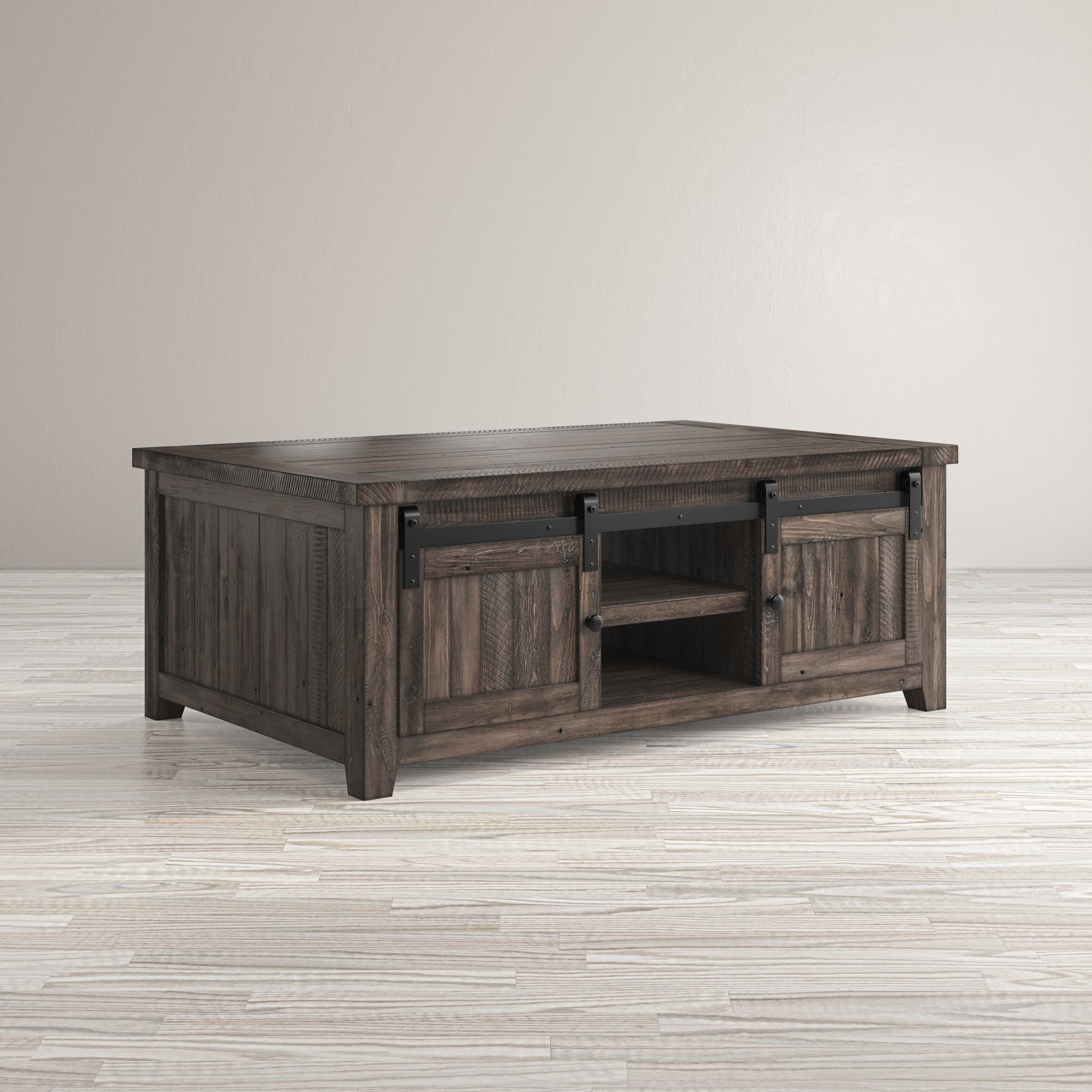 Madison County Barnwood Barn Door Cocktail Table - Ornate Home