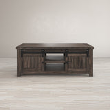 Madison County Barnwood Barn Door Cocktail Table - Ornate Home