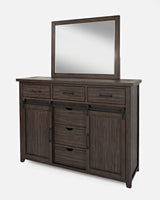 Madison County Barnwood Barn Door Dresser - Ornate Home