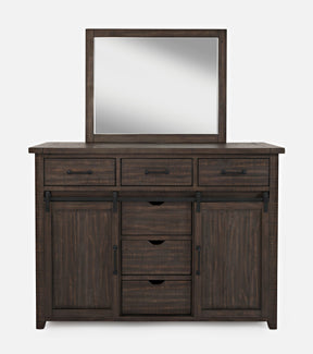Madison County Barnwood Barn Door Dresser - Ornate Home