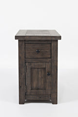 Madison County Barnwood Chairside Table - Ornate Home